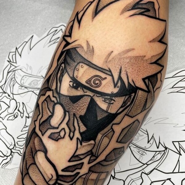 Top more than 63 kakashi tattoo on his arm super hot in.eteachers