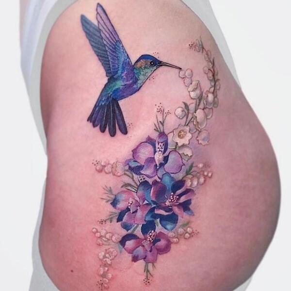 Best Larkspur Tattoo Ideas 