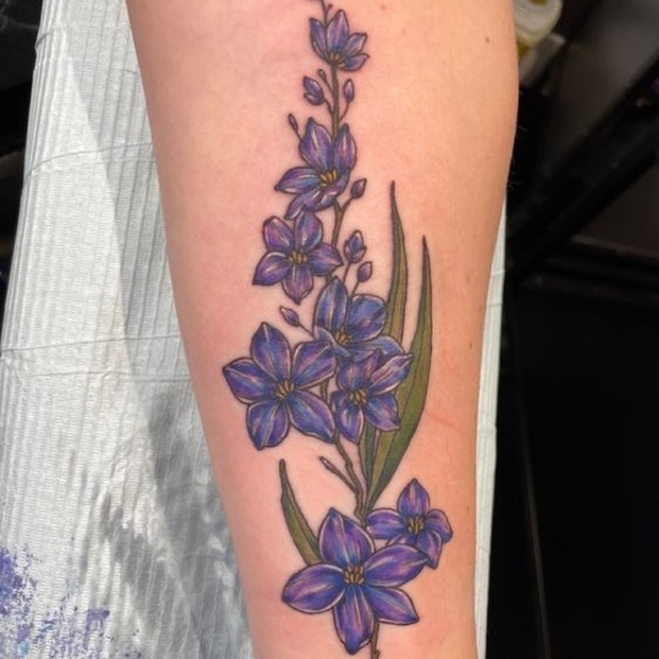 Best Larkspur Tattoo Ideas 