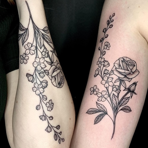 Larkspur tattoo by Gen at Disciples Ink (Cape Town, South Africa) : r/ tattoos