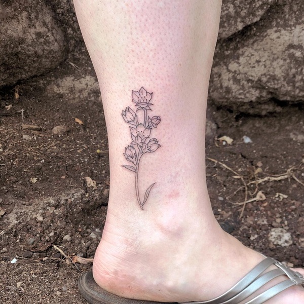 Best Larkspur Tattoo Ideas 