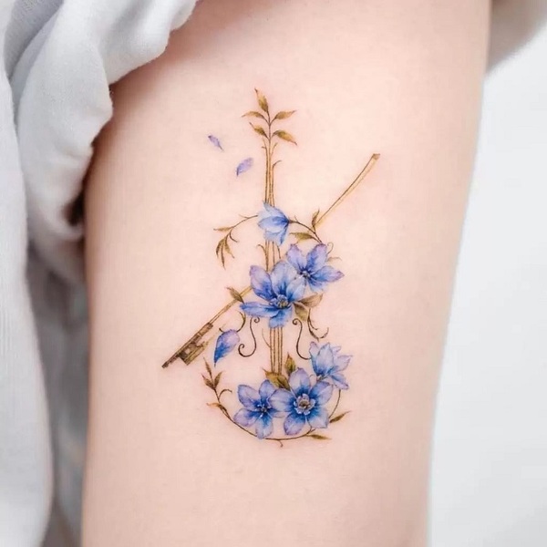 Best Larkspur Tattoo Ideas 