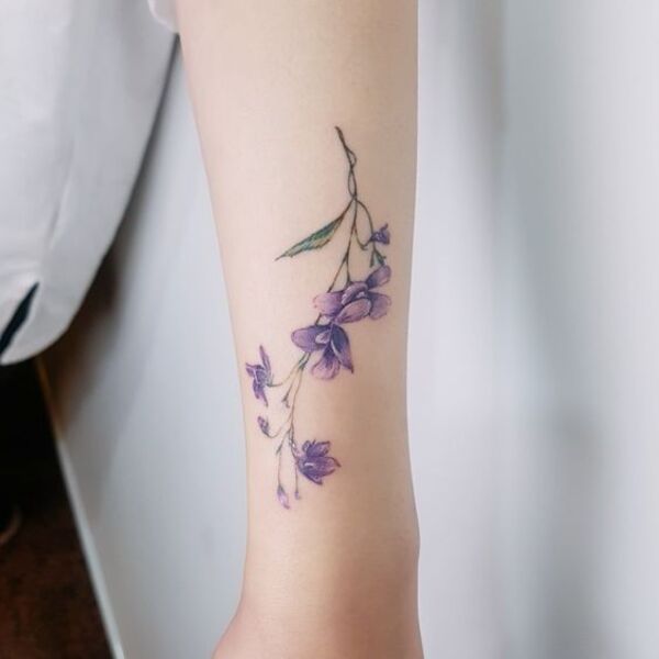 Best Larkspur Tattoo Ideas 