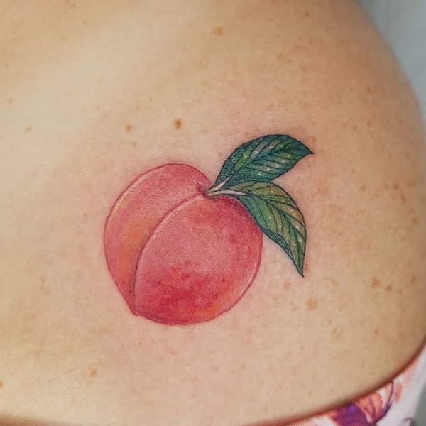 Best Peach Tattoo Ideas 