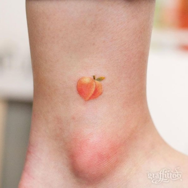 Best Peach Tattoo Ideas 