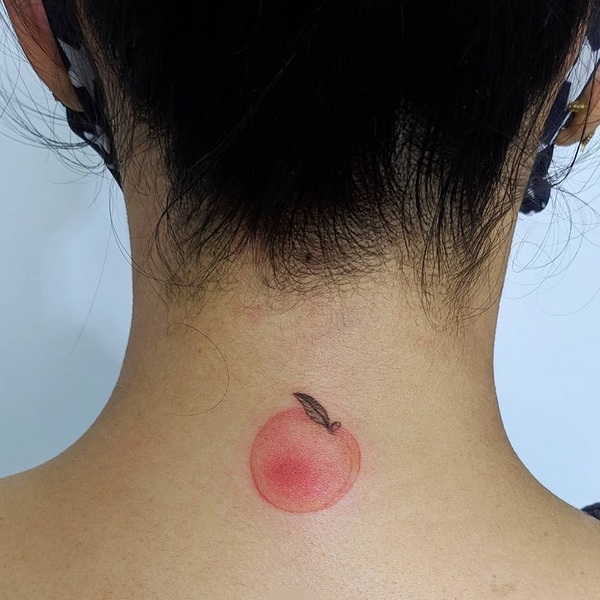 Best Peach Tattoo Ideas 