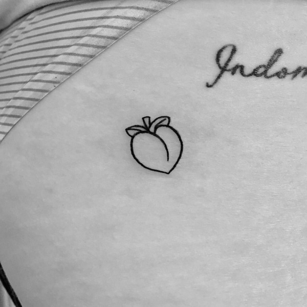 Best Peach Tattoo Ideas 