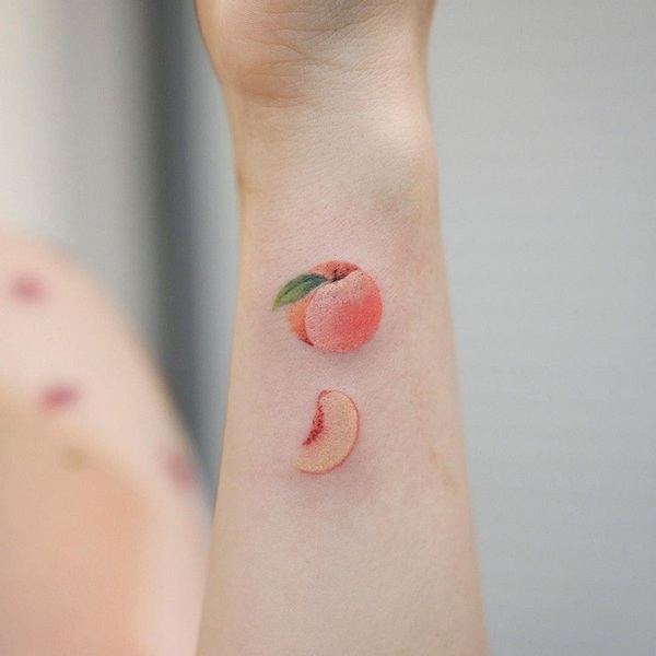 The Top 55 Peach Tattoo Ideas  2021 Inspiration Guide