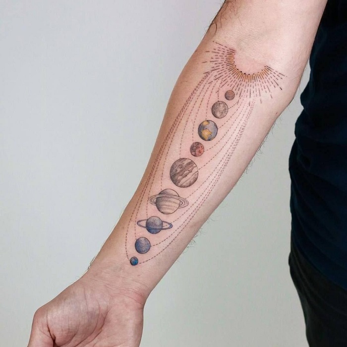 31 Best Solar System Tattoo Ideas - Read This First