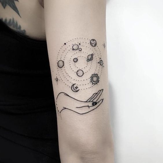 Best Solar System Tattoo Ideas