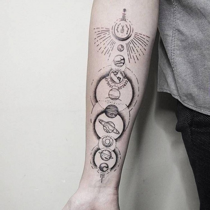 Best Solar System Tattoo Ideas