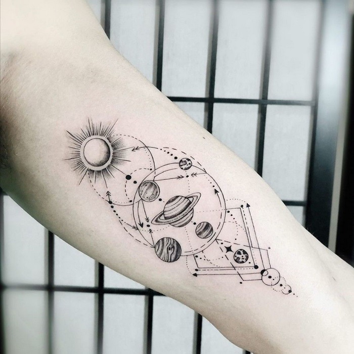 Best Solar System Tattoo Ideas