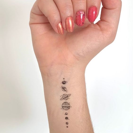 Best Solar System Tattoo Ideas