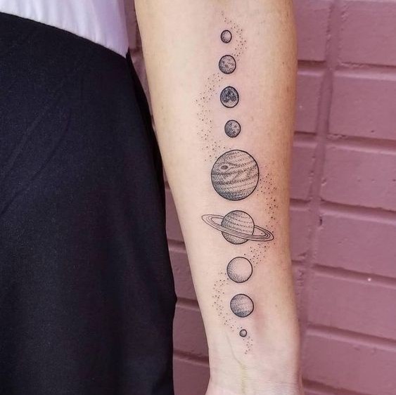 Best Solar System Tattoo Ideas