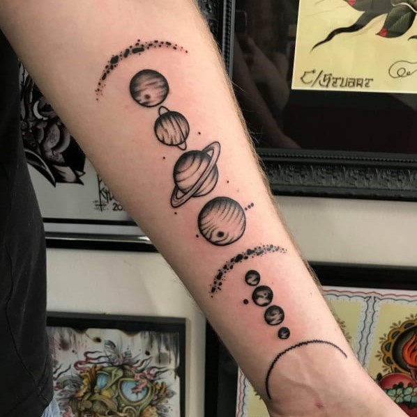 Best Solar System Tattoo Ideas