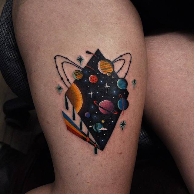 Best Solar System Tattoo Ideas