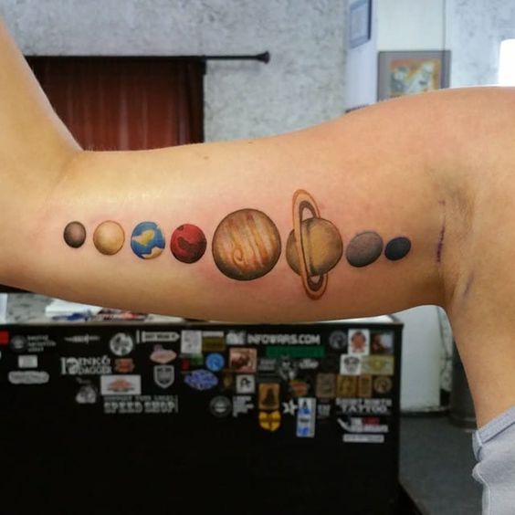 Best Solar System Tattoo Ideas