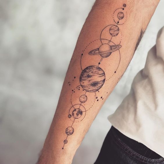 small tattoos- Small Planet Tattoo Design - Tattoo Insider