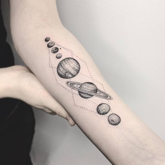 Best Solar System Tattoo Ideas