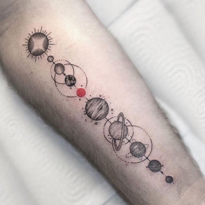 Best Solar System Tattoo Ideas