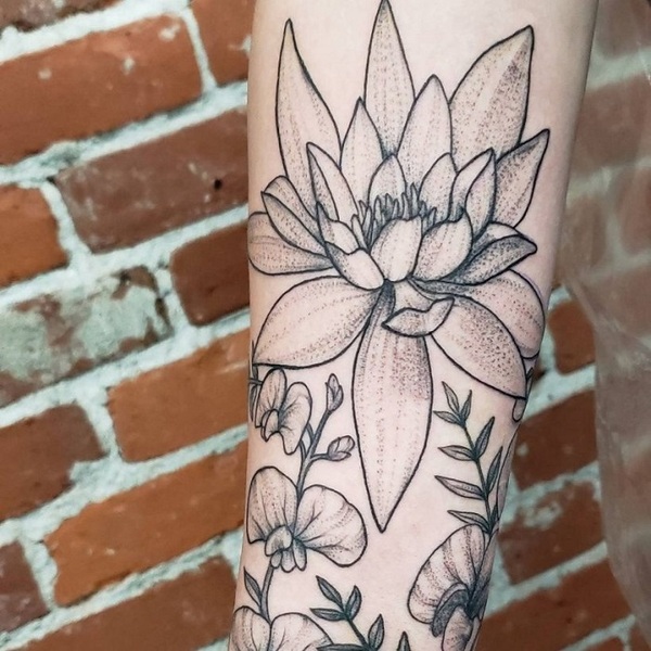 Best Water Lily Tattoo Ideas 