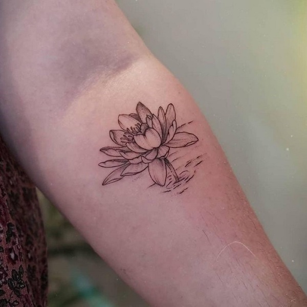 Best Water Lily Tattoo Ideas 