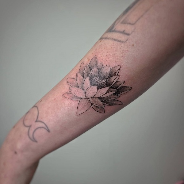 water flower tattoo