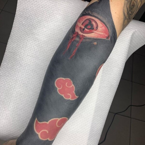 11 Best Akatsuki Cloud Tattoo Design Ideas