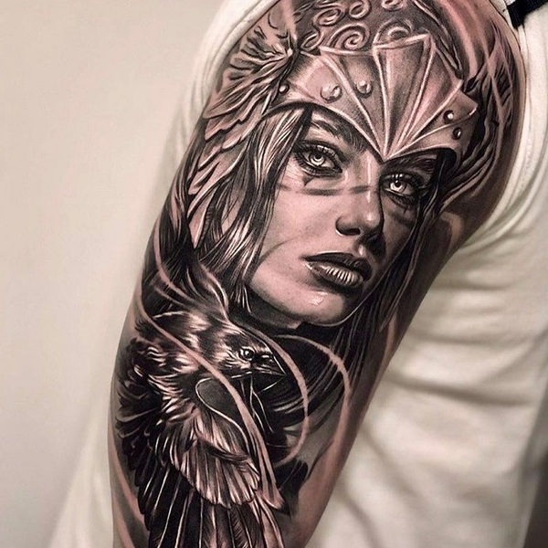 Athena goddess tattoo designs