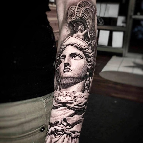 5,159 Likes, 57 Comments - B R U N O S A N T O S (@brunosantostattoo) on  Instagram: “Athena done for ma broo Bas! Thanks so much for coming from  Germany 🇩🇪 a…