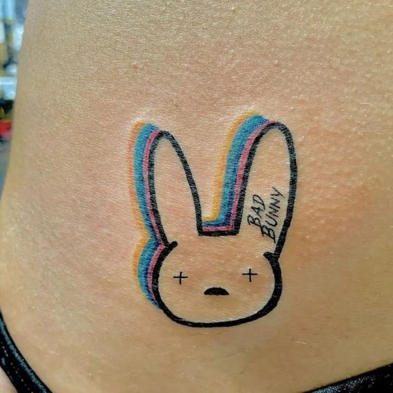 Bad Bunny Tattoo Ideas 19