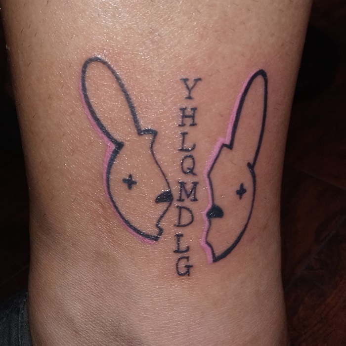 Bad Bunny Tattoo Ideas 29