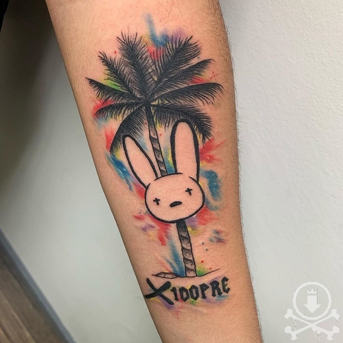 Bad Bunny Tattoo Ideas 30