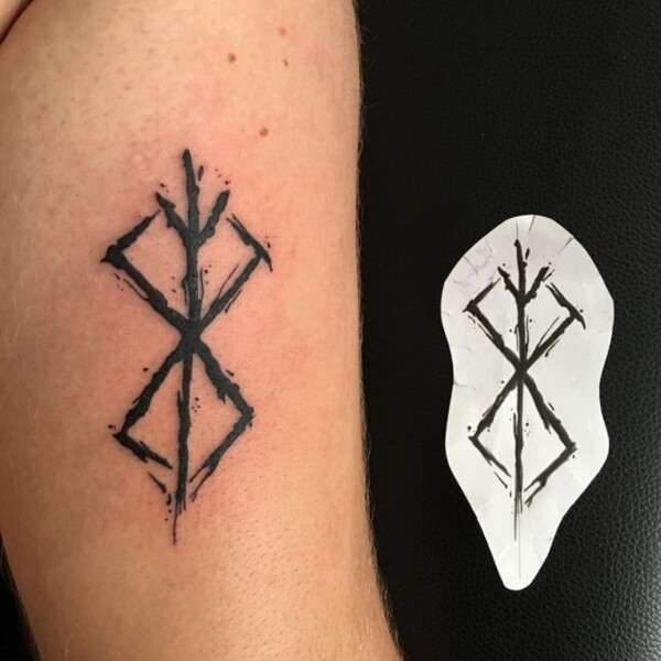 Awesome Berserk Curse Mark Tattoo Don't miss out!