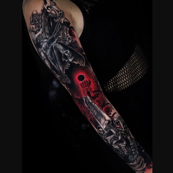 Mayor Strider Stone on Twitter For those of you who like Berserk Im  still working on my leg sleeve heres another teaser of what it looks  like berserk httpstcopqi6CFWvmn  Twitter