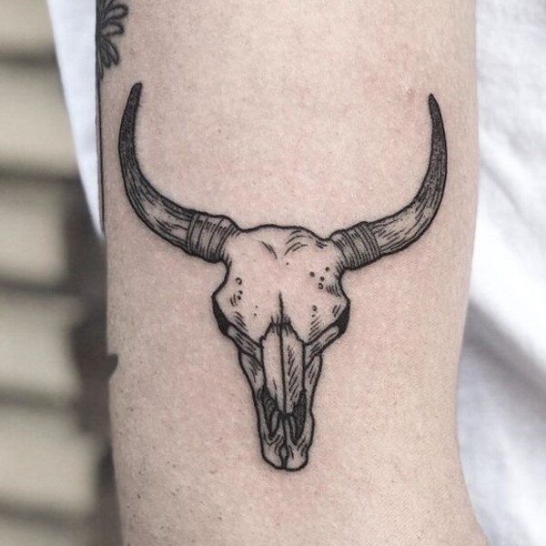 30 Best Bull Skull Tattoo Ideas 