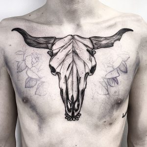 30 Best Bull Skull Tattoo Ideas - Read This First