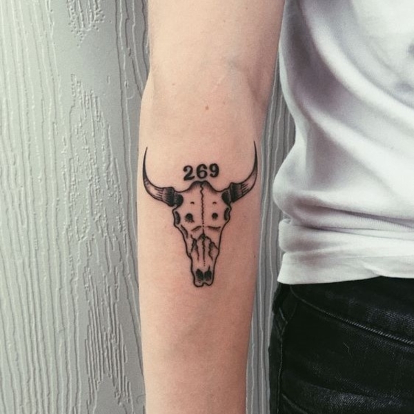 30 Best Bull Skull Tattoo Ideas 