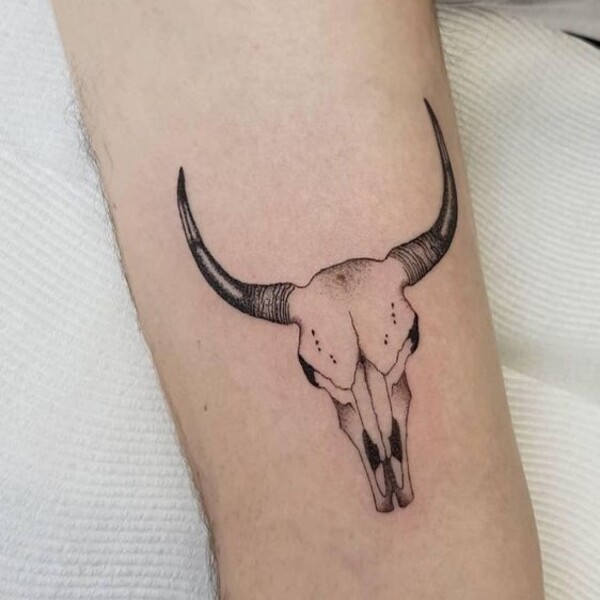 30 Best Bull Skull Tattoo Ideas 