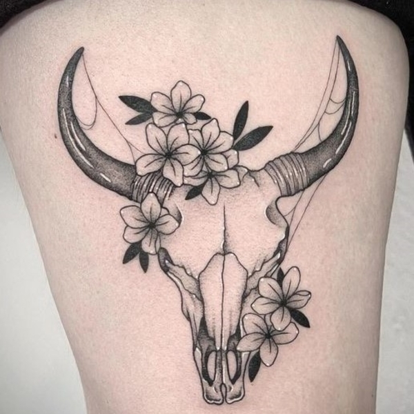 30 Best Bull Skull Tattoo Ideas  Read This First