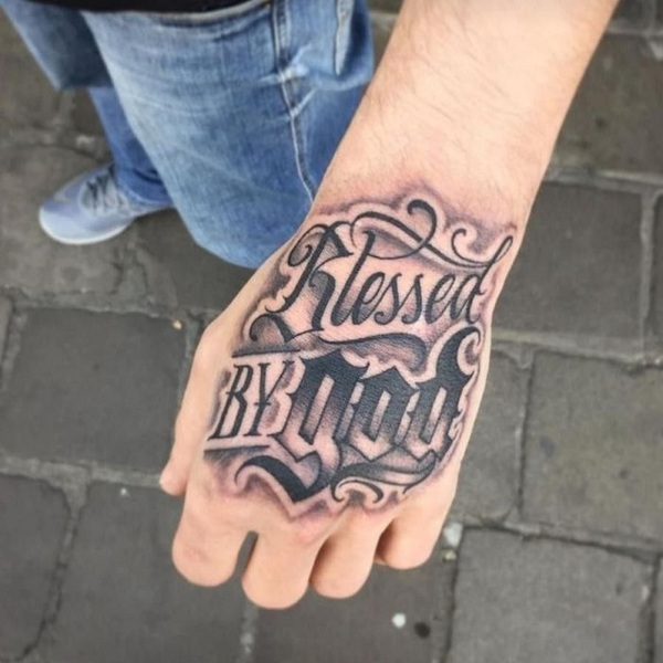 gangster letter tattoo designs