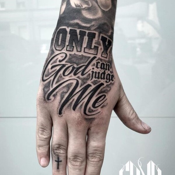 gangster tattoo designs for men