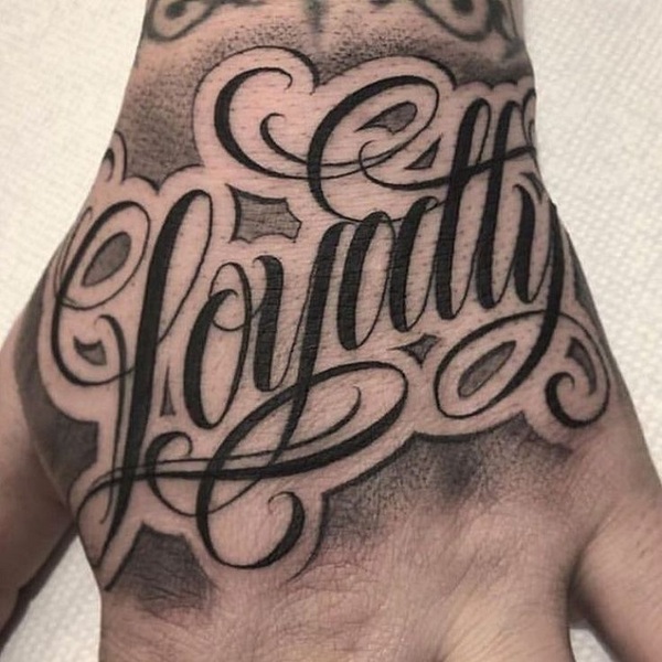 gangster letter tattoo designs