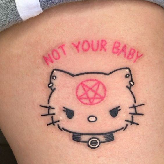 Hello Kitty Tattoo Ideas 18