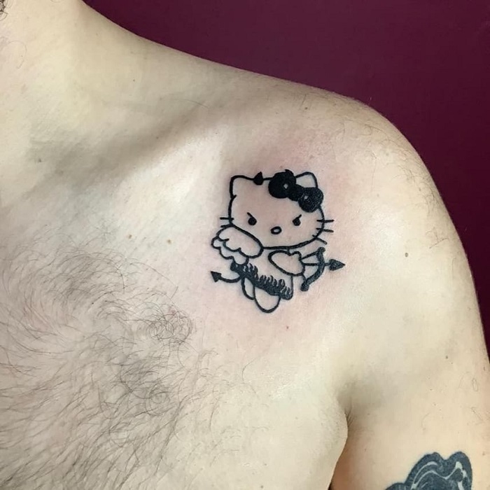 Hello Kitty Tattoo Ideas 22