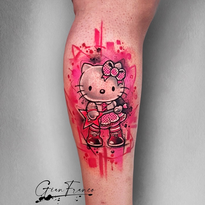 Hello Kitty Tattoo Ideas 24