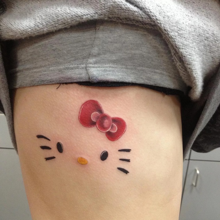 Hello Kitty Tattoo Ideas 25
