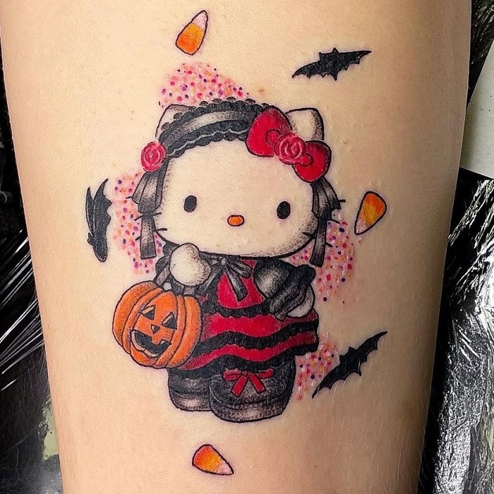 Hello Kitty Tattoo Ideas 32