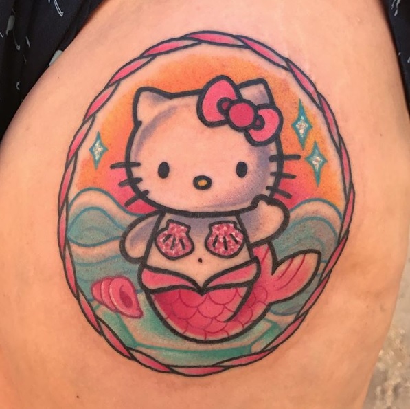 Hello Kitty Tattoo Ideas 36