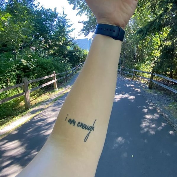 I Am Enough Tattoo Ideas